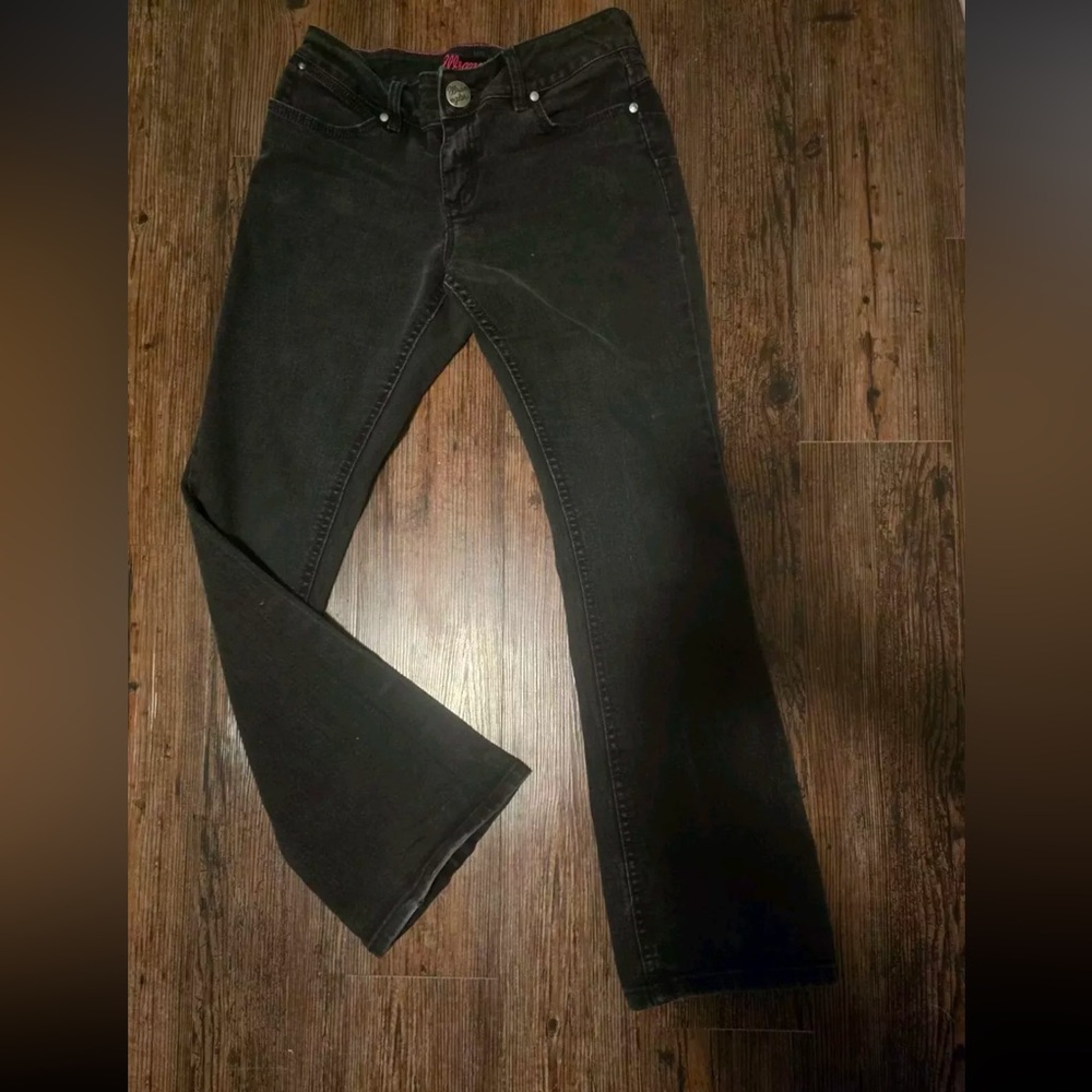 Wrangler Women’s Boot Cut Jeans Black Size 7/8 southern western cowgirl punchy